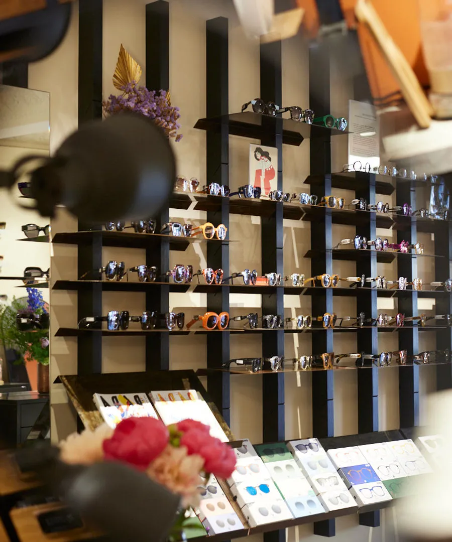 La boutique Lympia Lunetier, 1 rue Bonaparte à Nice